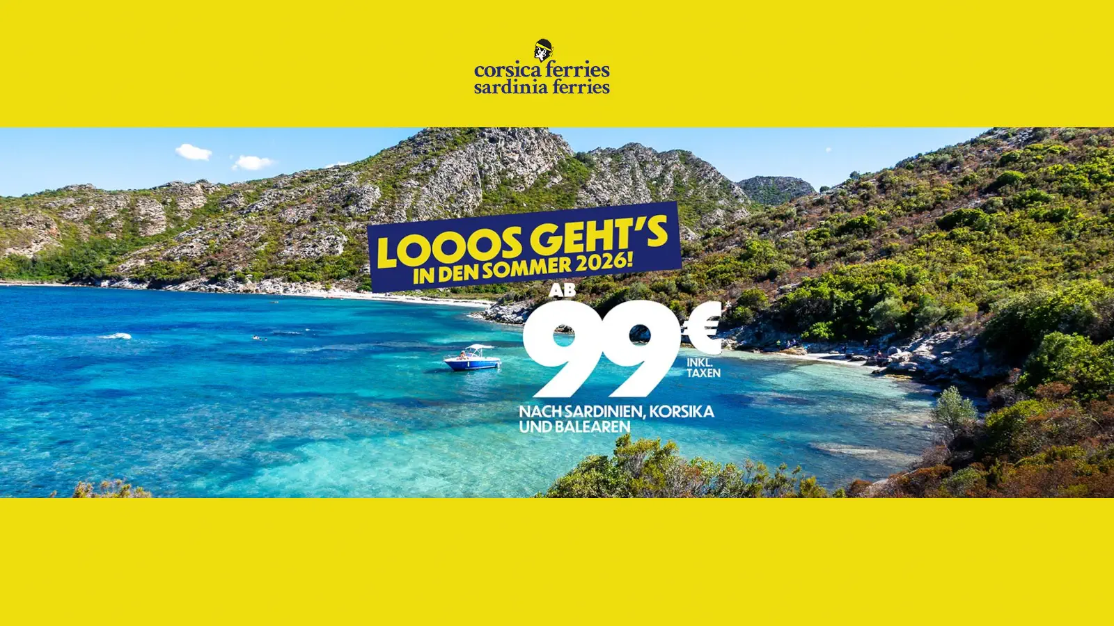 Corsica Ferries boekingsstart en Flex Ticket 2026
