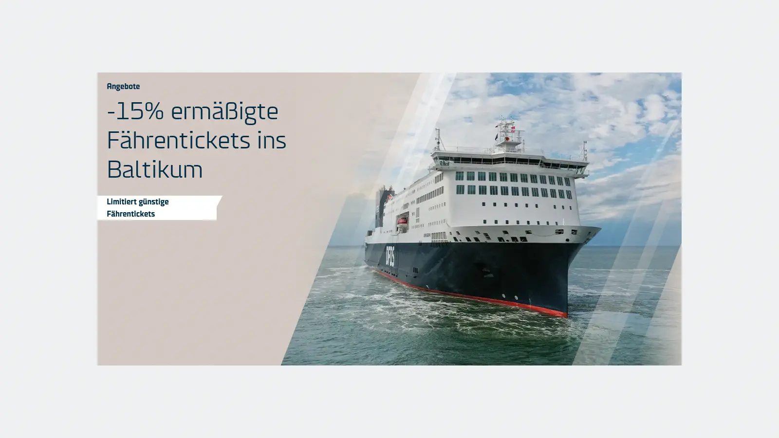DFDS Baltic korting - 15% korting naar veerboottickets naar Litouwen