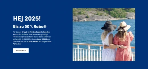 Finnlines Hej 2025 aanbieding - tot 55% korting