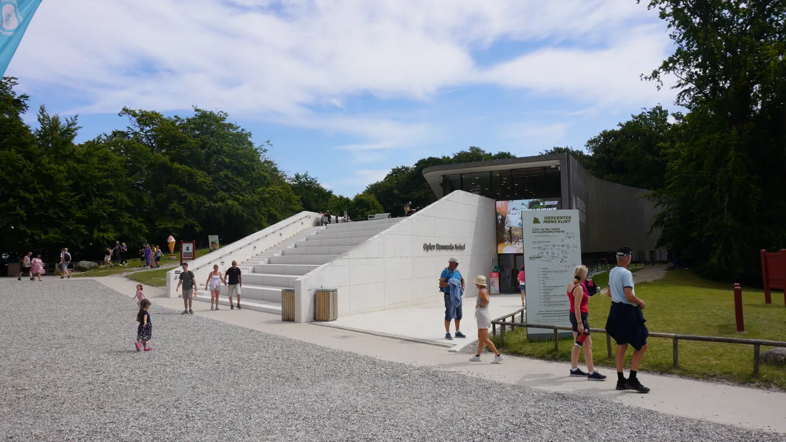 Das GeoCenter Møns Klint auf der Insel Møn.