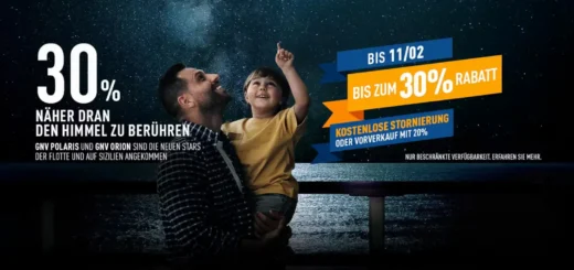GNV Vroege vogel aanbieding met 30% korting