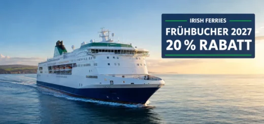 Irish Ferries biedt 20% vroegboekkorting op de Veerboten van Frankrijk naar Ierland in 2027.