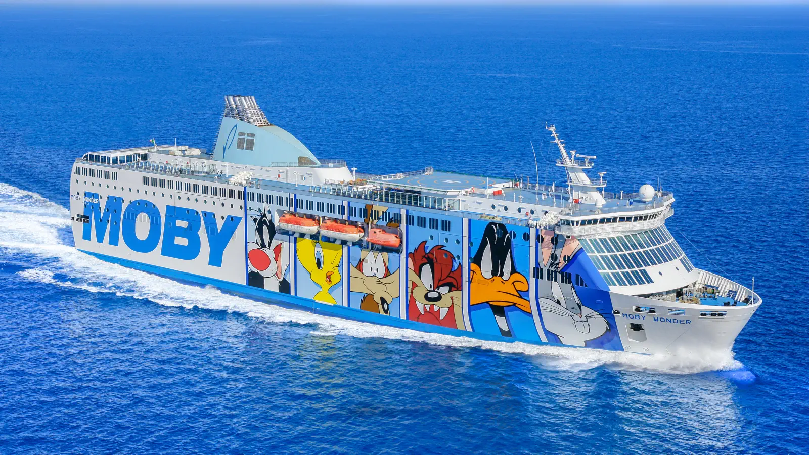 Veerboot Moby Lines Moby Wonder.