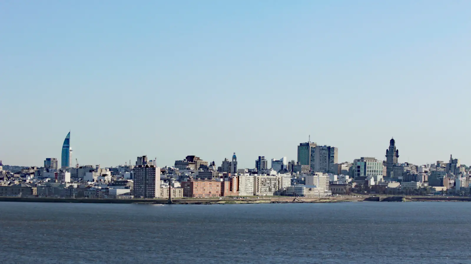 De havenstad Montevideo in Uruguay.