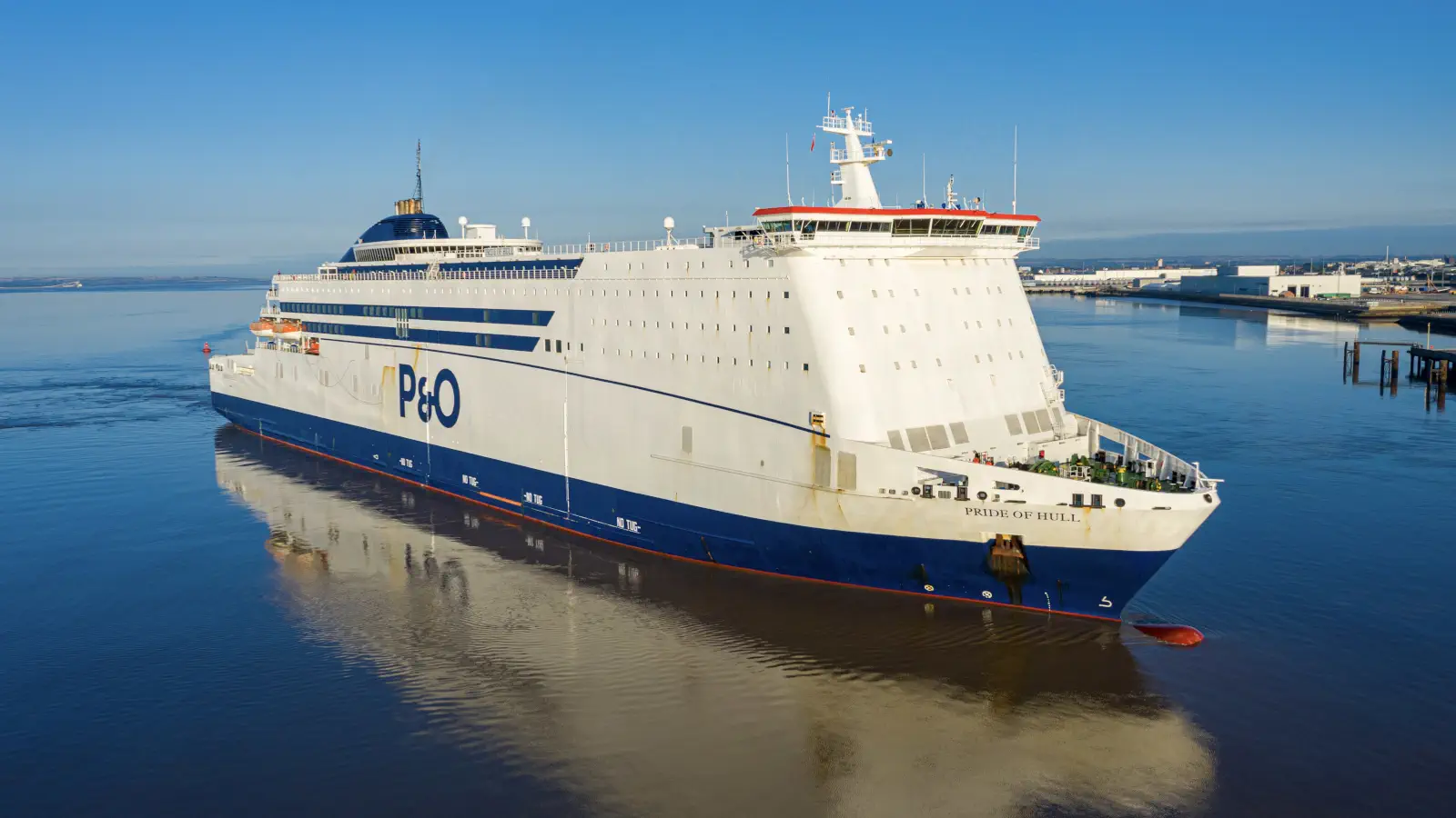 Hull HullDe P&O Ferries cruiseferry Pride of Veerboot vaart tussen Rotterdam en .