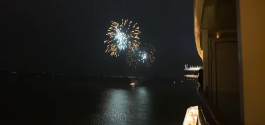 Oudejaarsavond aan boord van een cruiseferry.