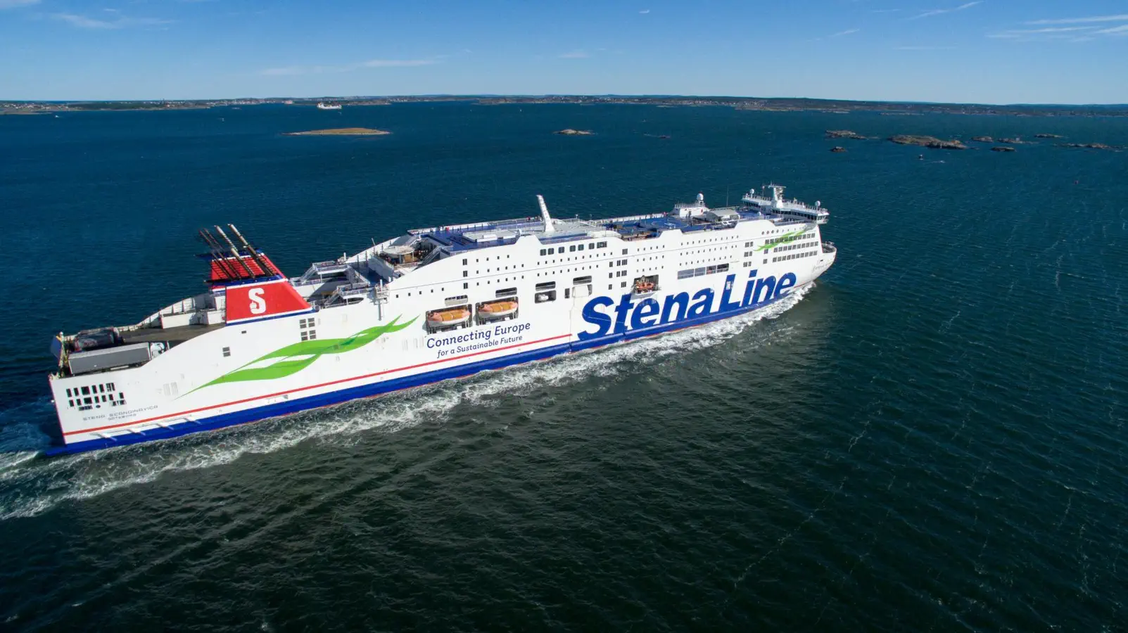 Stena Line Veerboot KielDe Stena Scandinavica vaart de route naar Göteborg.