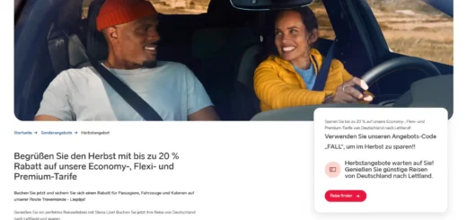 Stena Line Herfstaanbieding met 20% korting naar Letland