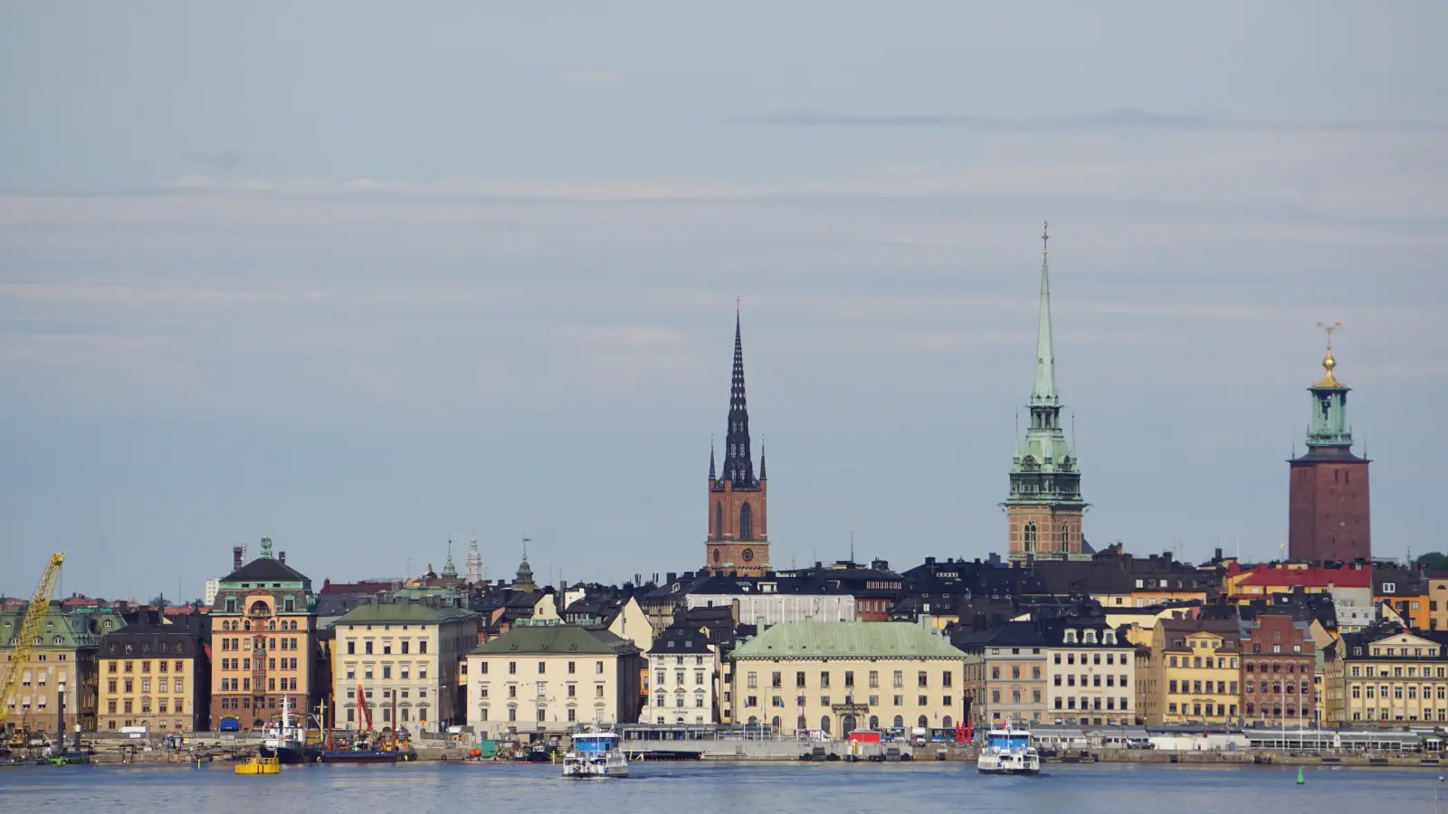 Uitzicht naar Stockholm.