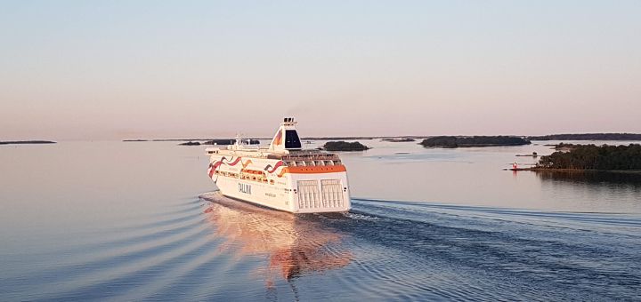 Oostzee veerboot Baltic Queen van de rederij Tallink Silja Line.